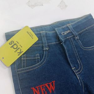 Denim Blue Jeans For Boys (2-3 Years)