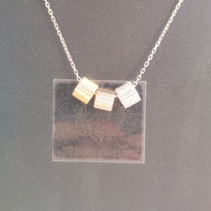 92.5 Sterling Silver Light Weight Necklace