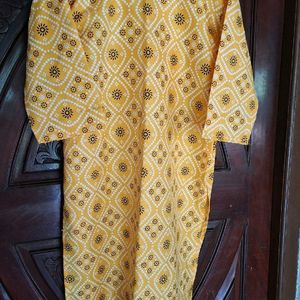 New Yellow Colour Kurta