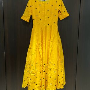 Yellow Flair Dress