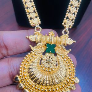 One Gram Gold Long Haram Jwellary Premium Quality Hand Made Jwellary