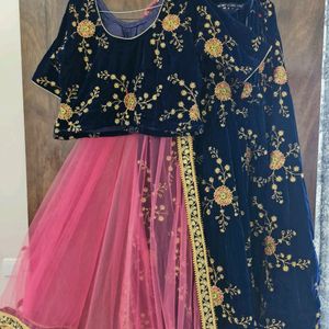 Beautiful Velvet Lehenga  For Women