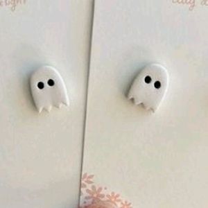 Hellowween Ghost Earring