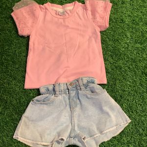 Combo Of Top With Shorts