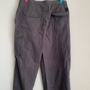 Dark Grey Cargos For Men