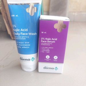 The Derma Co Kojic Acid Serum And Face Wash