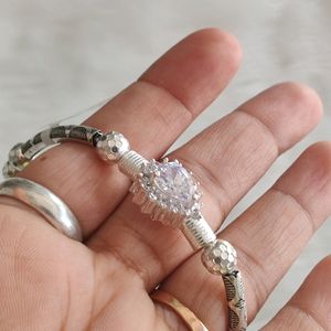 Pure Silver Kada For Women Nd Girls