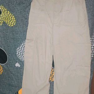 Beige Cargo Pant