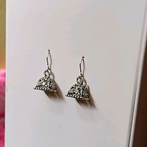 Oxidised Studs And Earrings Combo