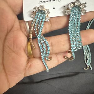 Blue Stone Jewellery Set