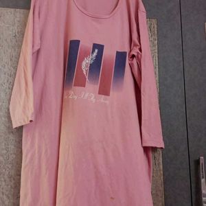 Casual Plussize Long Tshirt