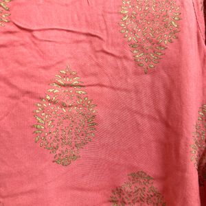 Peach Kurta