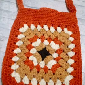 Crochet Sling Bag.