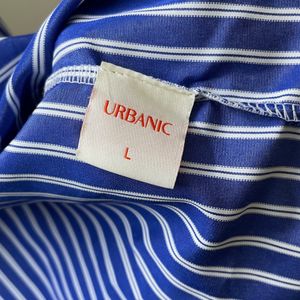 Urbanic Oversized Striped Shirt