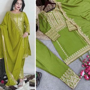 Kurta Pant With Dupatta Set