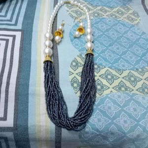 Combo of anyone Mala set With earring