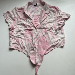 H&M Tie Dye Pink Shirt