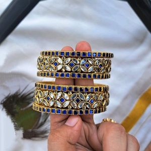 Set Of Handcrafted Silk Thread Bangles