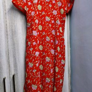 3 Pcs Orange Color Stitched Suit