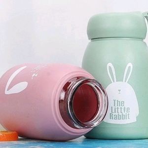 New 350ml Rabbit 🐰 Glass Water Bottle (Green)