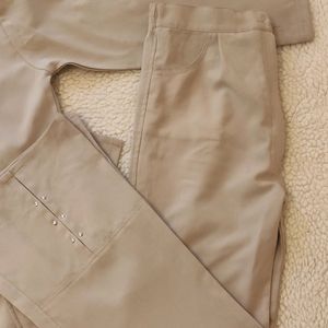 Olive Beige Lightweight Blazer Suit