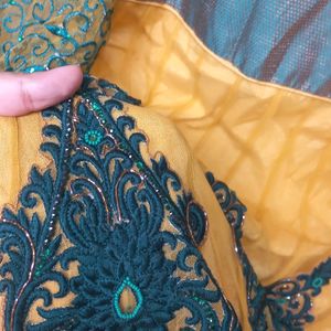 Yellow Anarkali Suit