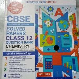 Oswal Class 12 Chemistry Solved Papers