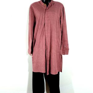 Light Mauve Color Ethnic Wear Set For Men's