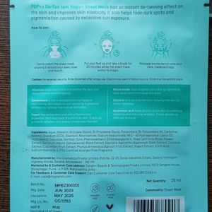 Myglam Popxo Sheet Mask