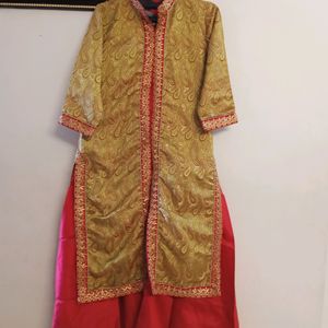 3 Piece Set Kurta , Ghagra , Dupatta