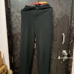 Black straight Fit trouser