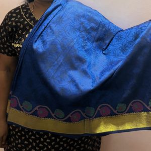 Art Silk Saree With Readymade Blouse