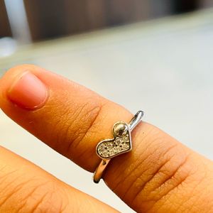 92 silver ring Heart Shape