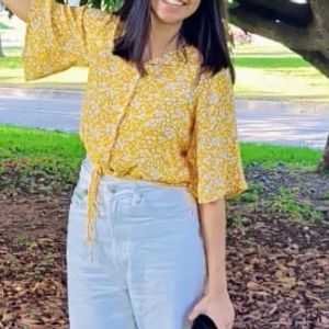 Cute Yellow Crop Top