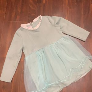 Light Woollen Frock For Kid