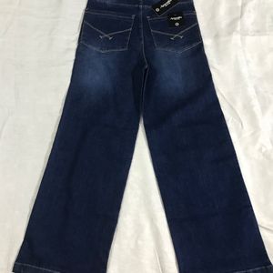 Dark Blue Ripped Stretchy Denim W-28/30