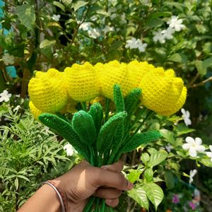 Crochet Yellow Tulips 🌷