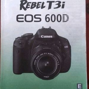 Canon 600d Camera