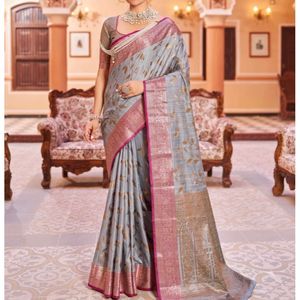 Kanjivaram Silk Blend Saree