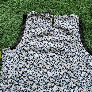 ❗mineral: Blue Designer Layered Sleeveless Dress