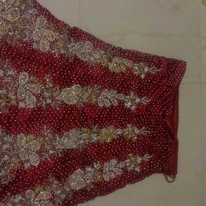 Full Heavy Work Sharara Suit+Free Kids Lehenga