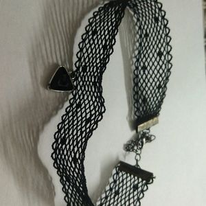 Black Pendant Choker Necklace