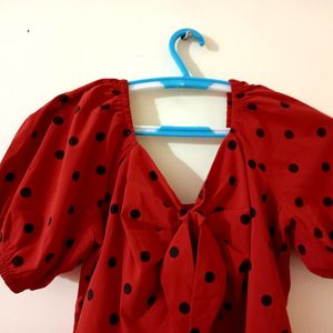 Women's Polka Dot Top