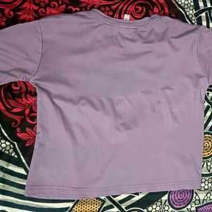 Printed Lavender Tshirt For Women