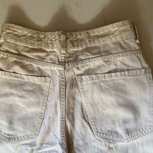 zara cargo jeans beige color