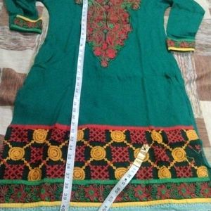 Woolen Multicolor Kurti