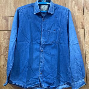 Denim Blue Full Sleeves Shirt