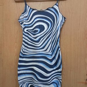 Shein - Bodycon Abstract Dress