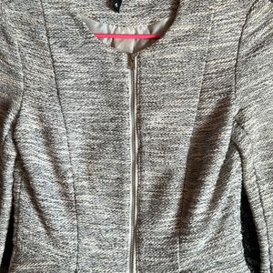 H&M Tweed Peplum Jacket