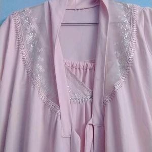 Satin Pink Nighty